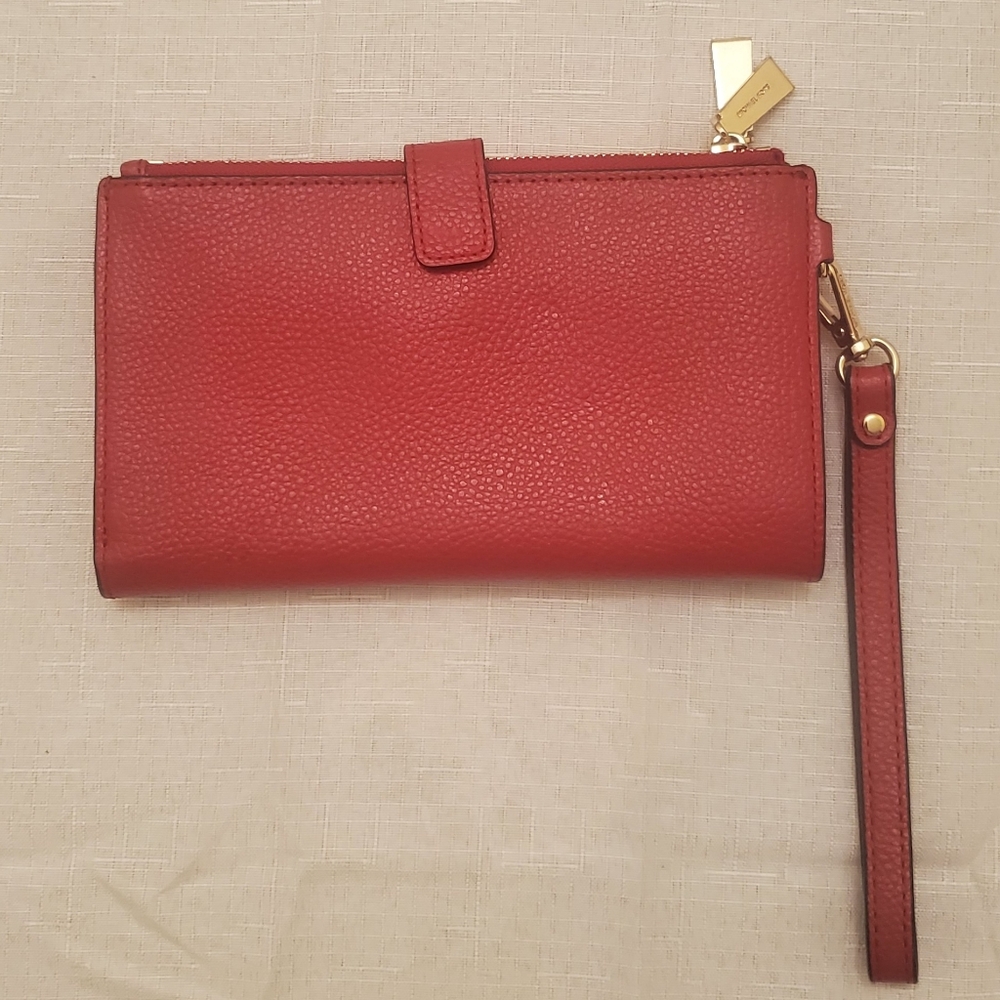 Michael Kors Adele Leather Smartphone Wallet – Red - Picture 4 of 6